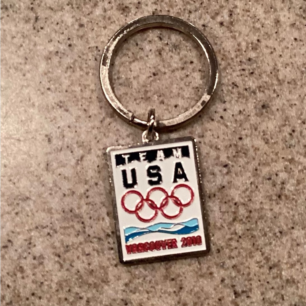 Vancouver Olympics 2010 Team USA Keychain. Never used.